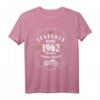 60. Geburtstag T-Shirt - Legenden seit 1962, Lustiges Motorrad Geschenk für Papa, Opa & Freunde zum runden Geburtstag