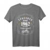 60. Geburtstag T-Shirt - Legenden seit 1962, Lustiges Motorrad Geschenk für Papa, Opa & Freunde zum runden Geburtstag