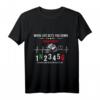Motorbike Motorcycle When Life Gets You Down Wheelie T-Shirt – Motivationsshirt für Biker & perfektes Geschenk zum HapKoala