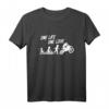 Motorrad Evolution Damen & Herren Biker T-Shirt – Lustiges Geschenk für Motorrad-, Motocross- und Dirtbike-Fahrer