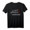 Herzschlag Motorrad T-Shirt mit 6-Gänge Schaltung & EKG Linien – Perfektes Geschenk für Motorradfahrer & Speed-Fans