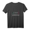 Motorrad Herzschlag Damen T-Shirt mit V-Ausschnitt – Lustiges Geschenk für Motorradfans zum Geburtstag, Weihnachten & Co.