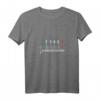 Motorrad Herzschlag Damen T-Shirt mit V-Ausschnitt – Lustiges Geschenk für Motorradfans zum Geburtstag, Weihnachten & Co.