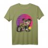 HapKoala Motorrad-Gang T-Shirt mit rebellischem Schwein auf Motorrad – Perfektes Geschenk für Biker und Motorradfans