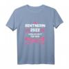 Lustiges Rentner T-Shirt 2022 für Frauen mit Motorrad-Motiv – Perfektes Geschenk zum Ruhestand, Renteneintritt & Abschied