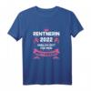 Lustiges Rentner T-Shirt 2022 für Frauen mit Motorrad-Motiv – Perfektes Geschenk zum Ruhestand, Renteneintritt & Abschied