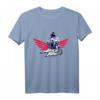Africa Touring Twin Motorrad Streifen-Logo T-Shirt – Für Abenteuer, Reisen und Motorradfans