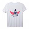 Africa Touring Twin Motorrad Streifen-Logo T-Shirt – Für Abenteuer, Reisen und Motorradfans