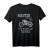 Rentner endlich Zeit für Motorrad - Witziges Spruch T-Shirt für den Ruhestand & Motorradliebhaber