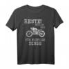 Rentner endlich Zeit für Motorrad - Witziges Spruch T-Shirt für den Ruhestand & Motorradliebhaber