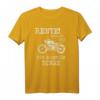 Rentner endlich Zeit für Motorrad - Witziges Spruch T-Shirt für den Ruhestand & Motorradliebhaber