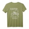 Rentner endlich Zeit für Motorrad - Witziges Spruch T-Shirt für den Ruhestand & Motorradliebhaber