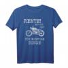 Rentner endlich Zeit für Motorrad - Witziges Spruch T-Shirt für den Ruhestand & Motorradliebhaber