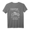 Rentner endlich Zeit für Motorrad - Witziges Spruch T-Shirt für den Ruhestand & Motorradliebhaber