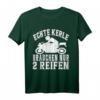 Echte Kerle Motorsport Motorradfahrer Biker T-Shirt – Lustiges Motiv für Männer und Frauen, perfekt für Biketreffen & Motorradvereine