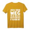 „...muss Motorradfahren!“ Motorradfahrer T-Shirt – Lustiges Biker-Design, perfektes Geschenk für Motorradliebhaber zu Weihnachten, Geburtstag oder Valentinstag