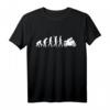 Evolution Motorrad T-Shirt für Biker und Motorradfahrer – Klassisch geschnitten, doppelt genähter Saum, perfekte Motorradmode