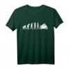 Evolution Motorrad T-Shirt für Biker und Motorradfahrer – Klassisch geschnitten, doppelt genähter Saum, perfekte Motorradmode
