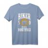 50. Geburtstag Biker Motorrad Mann Geschenk Lustiges T-Shirt - Born to be wild für Rocker & Motorradfahrer zum Geburtstag