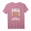 50. Geburtstag Biker Motorrad Mann Geschenk Lustiges T-Shirt - Born to be wild für Rocker & Motorradfahrer zum Geburtstag
