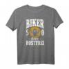 50. Geburtstag Biker Motorrad Mann Geschenk Lustiges T-Shirt - Born to be wild für Rocker & Motorradfahrer zum Geburtstag