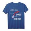 Biker Tour 2022 Norwegen Motorrad Reise T-Shirt – Abenteuer, Urlaub & Geschenk für Motorradfahrer & Tourenliebhaber
