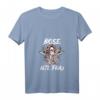 Böse alte Frau Damen Motorrad T-Shirt mit V-Ausschnitt – Lustiges Geschenk für Rentnerinnen, Mütter, Tanten & Großmütter