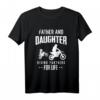 Motocross Liebe Vater und Tochter Enduro Motorrad T-Shirt – Perfektes Geschenk für Motorrad- und Enduro-Fans