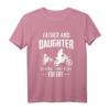Motocross Liebe Vater und Tochter Enduro Motorrad T-Shirt – Perfektes Geschenk für Motorrad- und Enduro-Fans