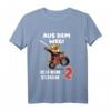 Kinder 2. Geburtstag T-Shirt Aus dem Weg Ich bin schon 2 - Lustiges Motorrad Geburtstagsshirt für Jungen und Mädchen