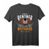 Endlich Rentner Zeit für's Motorrad T-Shirt – Lustiges Biker Geschenk für Ruhestand, Vatertag, Geburtstag, Ostern & Weihnachten