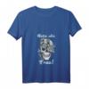 Damen Nette Alte Frau Biker Motorrad T-Shirt mit V-Ausschnitt – Lustiges Geschenk für Oma, Tante & Ehefrau zum Geburtstag & Feier