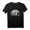 Motorradfahrer Evolution Mond Motorrad Biker T-Shirt - Witziges Motiv für Touren, Ausflüge & Motorradliebhaber
