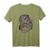 Heavy Metal Biker T-Shirt mit Totenkopf - Rockiges Motorrad Kleidungsstück für Biker und Punk Fans