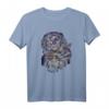 Heavy Metal Biker T-Shirt mit Totenkopf - Rockiges Motorrad Kleidungsstück für Biker und Punk Fans