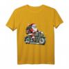 Weihnachtsmann auf klassischem Motorrad Vintage Racer Weihnachten T-Shirt – Festliche Kleidung für Motorradfans & Abenteurer