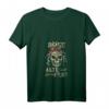 Damen Biker T-Shirt mit Totenkopf und V-Ausschnitt – Rebellisches Vintage Damen-Shirt für Motorradfahrerinnen & Tattoo-Liebhaberinnen