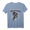 Retro Vintage Biker T-Shirt mit Motocross-Design – Klassisch geschnitten, doppelt genähter Saum, ideal für Motorradfans & Biker