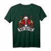 Xmas Biker Skull - Cooler Totenkopf Bike Motorrad Rocker T-Shirt für Weihnachten, Geschenke & Outfits für Biker und Rockfans