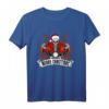 Xmas Biker Skull - Cooler Totenkopf Bike Motorrad Rocker T-Shirt für Weihnachten, Geschenke & Outfits für Biker und Rockfans