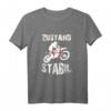 Motorrad Enduro Stunt T-Shirt – Lustiges Biker T-Shirt mit Adrenalin-Spruch für Motorradfahrer & Motocross Freunde
