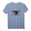 Herren Born 2 Ride Biker Skull T-Shirt – Lustiges Motorrad Motiv & Geschenkidee für Motorradfahrer, Biker & Tourenfahrer