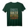 Herren Onkel Geschenk Biker Mythos Legende Zweirad MTB Motorrad T-Shirt – Perfektes Geschenk für Patenonkel, MTB- und Motorradliebhaber zu Taufe, Geburtstag & Weihnachten
