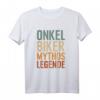 Herren Onkel Geschenk Biker Mythos Legende Zweirad MTB Motorrad T-Shirt – Perfektes Geschenk für Patenonkel, MTB- und Motorradliebhaber zu Taufe, Geburtstag & Weihnachten