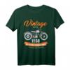 Vintage seit 1958 60. Geburtstag Motorrad Biker T-Shirt – Perfektes Geschenk für Motorradliebhaber & Sammler