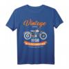 Vintage seit 1958 60. Geburtstag Motorrad Biker T-Shirt – Perfektes Geschenk für Motorradliebhaber & Sammler
