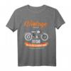 Vintage seit 1958 60. Geburtstag Motorrad Biker T-Shirt – Perfektes Geschenk für Motorradliebhaber & Sammler