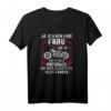 Motorrad T-Shirt für Frauen - Lustiger Spruch 'Ja, ich bin eine Frau und ja, das ist mein Motorrad' für Bikerinnen & Motorradfahrerinnen