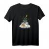 Frohe Weihnachten 2020 T-Shirt mit Schneemann und Reh – Lustiges Weihnachtsmotiv für Damen, Herren, Kinder & Freunde, Weihnachtsgeschenk Idee