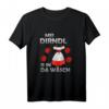 Mei Dirndl is in da Wäsch Oktoberfest München T-Shirt – Lustiges Trachten Shirt & Geschenkidee für Frauen bei Volksfesten